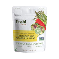 Thumbnail for Image 1 of Default Title for the product Poshi Marinated Artichoke & Asparagus Salad, On-The-Go, 6-Pack, 4.4 oz