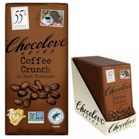 Thumbnail for Image 1 of Default Title for the product Chocolove Coffee Crunch Dark Chocolate Bars 3.2oz Bar (12 Pack)
