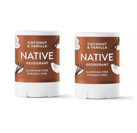 Thumbnail for Image 4 of Native Deodorant Aluminum Free Coconut & Vanilla Travel Size 0.5oz Pack of 4
