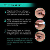 Thumbnail for Image 5 of Ardell Natural False Eyelashes 109 - Black, Reusable Strip Lashes, 4 Pack