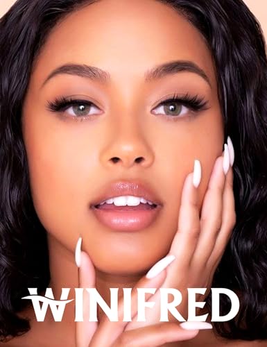 Image 6 of Winifred Half Lashes Natural Look Cat Eye False Eyelashes Wispy 3D Faux Mink Lashes Clear Band Fluffy Strip Eyelashes