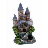 Thumbnail for Magic Castle Aquarium Ornament 1 Each, Mini Brown / Grey (4 Inches) by Penn Plax
