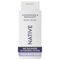 Thumbnail for Image 1 of Default Title for the product Native Clean Body Wash Cedarwood & Bergamot 18 fl oz