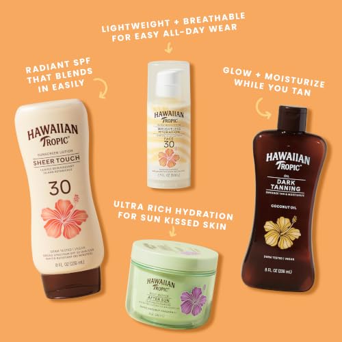 Image 7 of Hawaiian Tropic Protective Tanning Pump Lotion SPF 30, 6 Ounce
