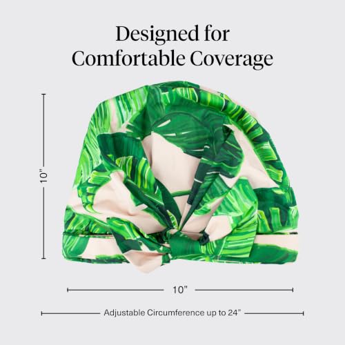 Image 11 of Kitsch Luxury Satin-Lined Flexi Shower Cap for Women