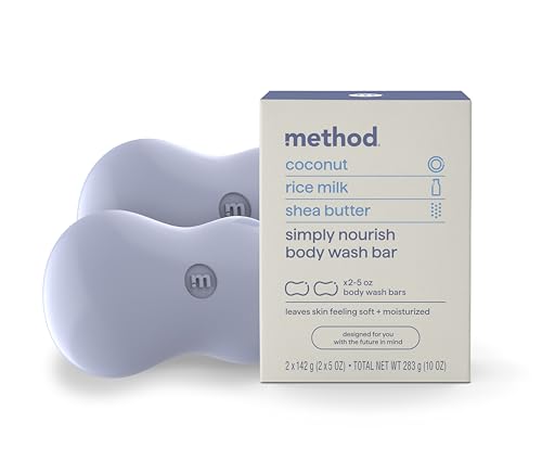 Image 3 of Simply Nourish / 5 Ounce (Pack of 2) for the product Method Bar Soap
