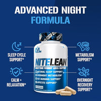 Thumbnail for Image 3 of Evlution EVL Night Time Fat Burner for Weight Loss Support - 30 Servings