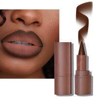 Thumbnail for Image 21 of 06# Coffee Bean / 1 Count (Pack of 1) for the product BAISEN DIARY 2-in-1 Double-Ended Matte Lip Liner & Lip Gloss Duo