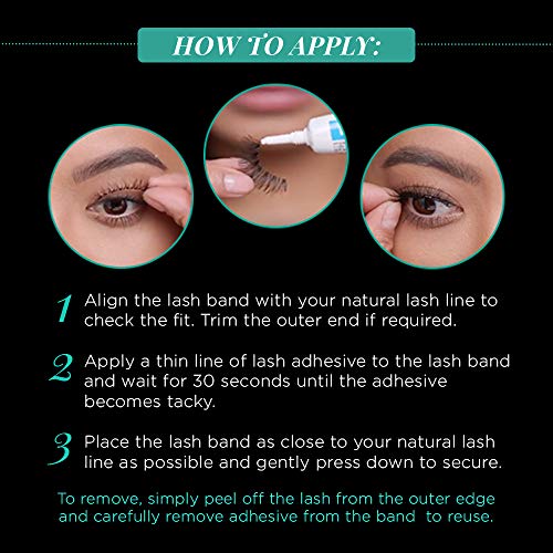 Image 5 of Ardell False Eyelashes 116 - Black, Lightweight, Soft, & Reusable Lashes for a Natural Look, 4 Pack
