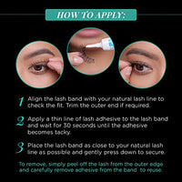 Thumbnail for Image 5 of Ardell False Eyelashes 116 - Black, Lightweight, Soft, & Reusable Lashes for a Natural Look, 4 Pack