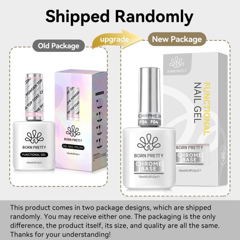 Image 5 of Born Pretty Top Gel for Chrome Nail Powder 15ml