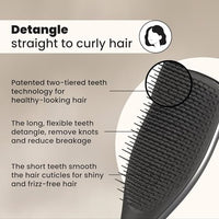 Thumbnail for Image 3 of TANGLE TEEZER Chrome Ultimate Detangler Brush