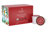 Thumbnail for Image 1 of Default Title for the product LIFEBOOST Dark Roast Organic Low Acid Coffee K Cups, 10 Count