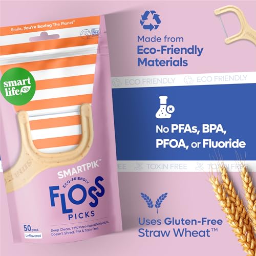 Image 7 of SmartLifeco Eco-Friendly Dental Floss Picks