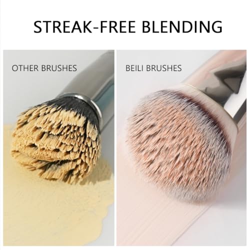 Image 3 of BEILI Base & Contour Makeup Brush for Liquid and Cream Formulas
