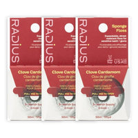 Thumbnail for Image 2 of Clove Cardamom / 55 Yards (Pack of 3) for the product RADIUS Vegan Sponge Floss
