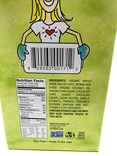 Image 2 of Bobo's Oat Bars, Bar Oat Peanut Butter Chocolate Chip 12 Count, 36 Ounce