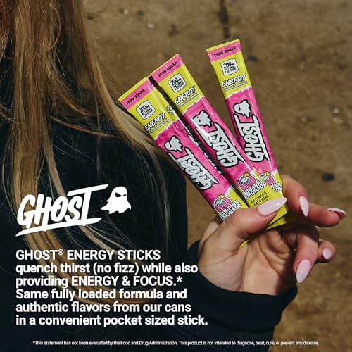 Image 6 of GHOST Sugar-Free Energy Drink Packets, Pink Lemonade, 24 Sticks