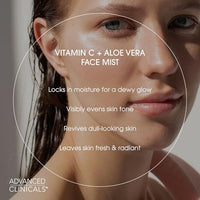 Thumbnail for Image 3 of Advanced Clinicals Vitamin C Face Toner + Ferulic Acid & Rosewater 7.5 Fl Oz