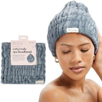 Thumbnail for Image 1 of MistyBlue for the product Kitsch Spa Headband for Women - Face Wash Headband Misty Blue, 1pc