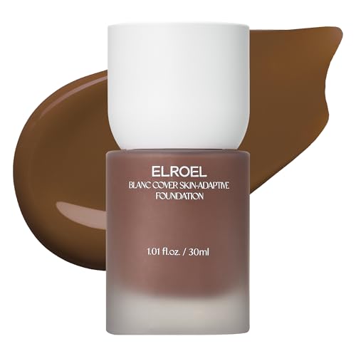 Image 5 of No.590 for the product ELROEL Blanc Cover Foundation - K Beauty Liquid Foundation Makeup
