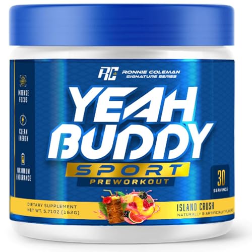 Image 1 of Default Title for the product Ronnie Coleman Signature Series New Pre Workout Powder for Women & Men, 30 Serving