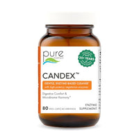 Thumbnail for Image 1 of 80 Count (Pack of 1) for the product PURE ESSENCE LABS Pure Essence Candex Digestive Enzyme Supplement with Cellulase & Hemicellulase - Supports Gut Health, Carbohydrate Digestion & Microbiome Balance - Non-GMO - 80 Capsules