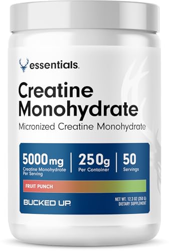 Image 1 of Default Title for the product Bucked Up Fruit Punch Creatine Monohydrate Powder 250 Grams