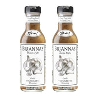 Thumbnail for Image 1 of Default Title for the product BRIANNAS Home Style Garlic Vinaigrette Dressing, Gluten Free, 2 Pack