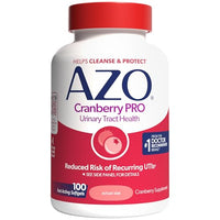 Thumbnail for Image 2 of 100 Count (Pack of 1) for the product AZO Cranberry Pro Urinary Tract Health Supplement 600mg PACRAN, 1 Serving, Sugar Free, Non-GMO 100 Softgels Pack of 2