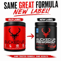 Thumbnail for Image 3 of Bucked Up Pre Workout 6 Grams Citrulline, 2 Grams Beta Alanine, and 3 Other Registered trademarked Ingredients (Red Raz)