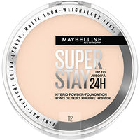 Thumbnail for Image 16 of SUPERSTAY POWDER 112 / 0.2 Ounce (Pack of 1) for the product MAYBELLINE Super Stay Up To 24HR Hybrid Powder-Foundation
