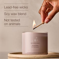 Thumbnail for Image 7 of Bath & Body Works 3-Wick Candle, Snowflakes & Cashmere Scent