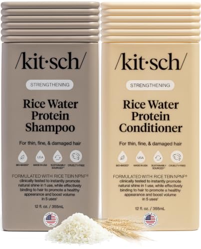 Image 1 of Default Title for the product Kitsch Rice Water Shampoo and Conditioner Set for Hair Growth