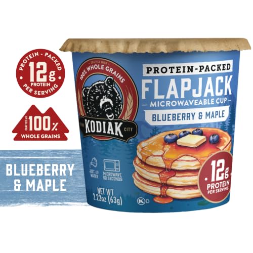 Image 3 of KODIAK CAKES Pancake On the Go, Blueberry and Maple, 2.16 Ounce (Pack of 12)