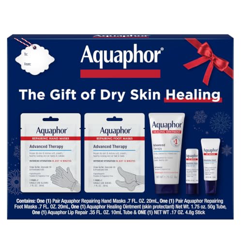 Image 1 of Default Title for the product Aquaphor Holiday Skincare Gift Pack, Variety, 5 Piece Self Care Gift Set