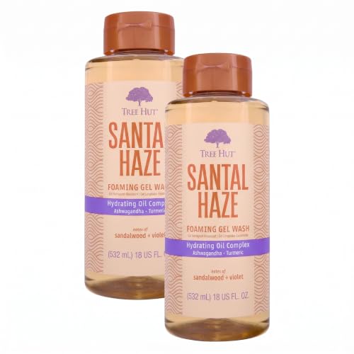 Image 24 of Santal Haze / 18 Fl Oz (Pack of 2) for the product Tree Hut Foaming Body Wash