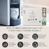 Thumbnail for Image 7 of LIFEBOOST Lifeboost Half Caff Coffee K Cups 10 Count Pack of 2