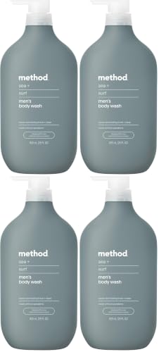 Image 1 of Default Title for the product Method Men? Body Wash, Sea + Surf Scent, 28 Fl Oz (Pack of 4)