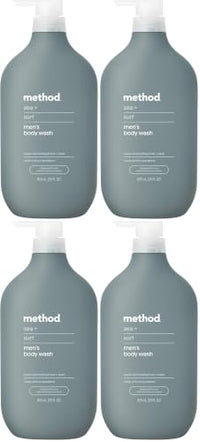 Thumbnail for Image 1 of Default Title for the product Method Men? Body Wash, Sea + Surf Scent, 28 Fl Oz (Pack of 4)