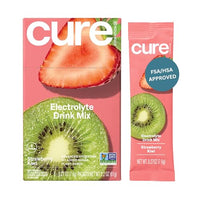 Thumbnail for Image 1 of Default Title for the product Cure Hydration Electrolyte Drink Powder Strawberry Kiwi 8 Packets
