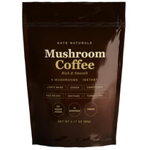 Thumbnail for Image 1 of 15 Servings for the product Kate Naturals Mushroom Coffee Instant