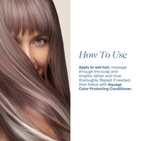 Thumbnail for Image 6 of Aquage Color Protecting Shampoo & Moisturizing Hair Wash, 33.8 oz