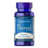 Thumbnail for Puritan's Pride Thyroid Action 200 Capsules