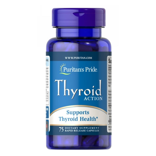 Puritan's Pride Thyroid Action 200 Capsules