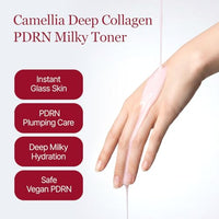 Thumbnail for Image 4 of ROUND LAB Camellia Collagen PDRN Milky Toner 5.07 Fl Oz