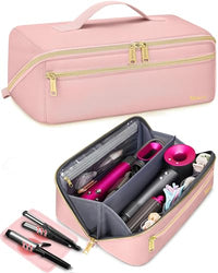 Thumbnail for Image 11 of Pink / X-Large for the product Mancro Hair Tools Travel Bag Compatible with Shark Flexstyle