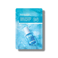 Thumbnail for Image 1 of Default Title for the product Real Barrier Aqua Soothing Ampoule Face Mask, 10 Sheets