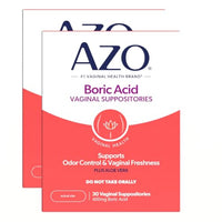 Thumbnail for Image 1 of 1 Count (Pack of 60) / 1 Month Supply for the product AZO Boric Acid Vaginal Suppositories for Women (Pack of 60)