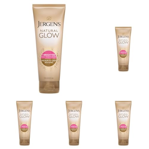 Image 7 of Medio a profundo / 7.5 Fl Oz (Pack of 5) for the product Jergens Natural Glow Self Tanner Body Lotion